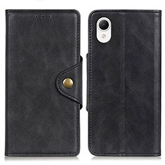 Coque Portefeuille Livre Cuir Etui Clapet N06P pour Samsung Galaxy A23e 5G Noir