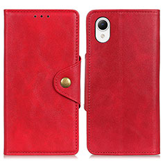 Coque Portefeuille Livre Cuir Etui Clapet N06P pour Samsung Galaxy A23e 5G Rouge