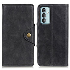 Coque Portefeuille Livre Cuir Etui Clapet N06P pour Samsung Galaxy M13 4G Noir