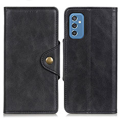 Coque Portefeuille Livre Cuir Etui Clapet N06P pour Samsung Galaxy M52 5G Noir