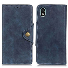 Coque Portefeuille Livre Cuir Etui Clapet N06P pour Sony Xperia Ace III Bleu