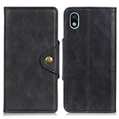 Coque Portefeuille Livre Cuir Etui Clapet N06P pour Sony Xperia Ace III Noir