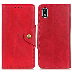 Coque Portefeuille Livre Cuir Etui Clapet N06P pour Sony Xperia Ace III Rouge