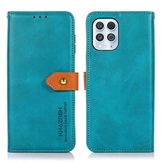 Coque Portefeuille Livre Cuir Etui Clapet N07P pour Motorola Moto Edge S 5G Cyan