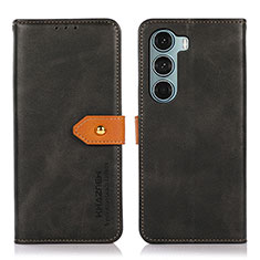 Coque Portefeuille Livre Cuir Etui Clapet N07P pour Motorola Moto Edge S30 5G Noir