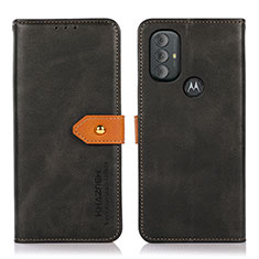 Coque Portefeuille Livre Cuir Etui Clapet N07P pour Motorola Moto G Power (2022) Noir