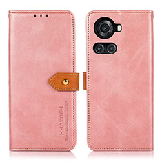 Coque Portefeuille Livre Cuir Etui Clapet N07P pour OnePlus 10R 5G Rose