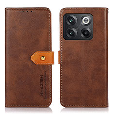 Coque Portefeuille Livre Cuir Etui Clapet N07P pour OnePlus Ace Pro 5G Marron