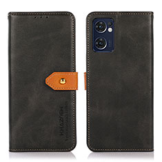 Coque Portefeuille Livre Cuir Etui Clapet N07P pour OnePlus Nord CE 2 5G Noir