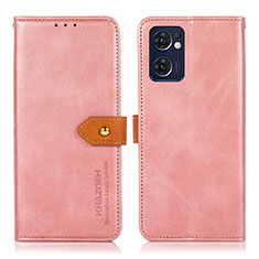 Coque Portefeuille Livre Cuir Etui Clapet N07P pour OnePlus Nord CE 2 5G Rose