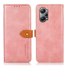 Coque Portefeuille Livre Cuir Etui Clapet N07P pour Oppo K10 Pro 5G Rose