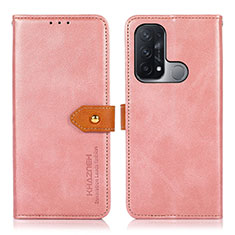 Coque Portefeuille Livre Cuir Etui Clapet N07P pour Oppo Reno5 A Rose