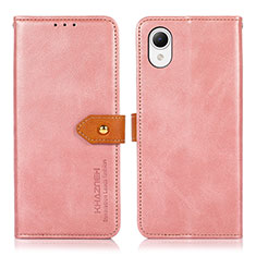 Coque Portefeuille Livre Cuir Etui Clapet N07P pour Samsung Galaxy A23s Rose