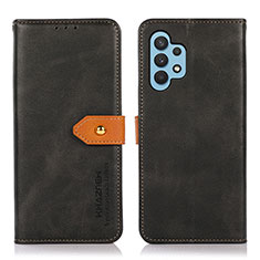 Coque Portefeuille Livre Cuir Etui Clapet N07P pour Samsung Galaxy M32 5G Noir