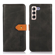 Coque Portefeuille Livre Cuir Etui Clapet N07P pour Samsung Galaxy S22 5G Noir