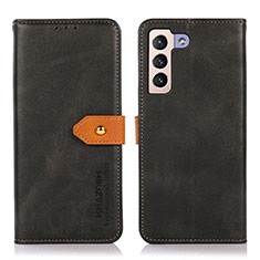 Coque Portefeuille Livre Cuir Etui Clapet N07P pour Samsung Galaxy S24 5G Noir