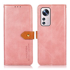 Coque Portefeuille Livre Cuir Etui Clapet N07P pour Xiaomi Mi 12 Lite 5G Rose