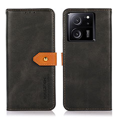 Coque Portefeuille Livre Cuir Etui Clapet N07P pour Xiaomi Mi 13T 5G Noir