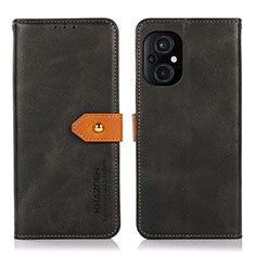 Coque Portefeuille Livre Cuir Etui Clapet N07P pour Xiaomi Poco M5 4G Noir