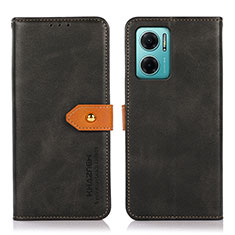 Coque Portefeuille Livre Cuir Etui Clapet N07P pour Xiaomi Redmi 11 Prime 5G Noir