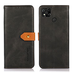 Coque Portefeuille Livre Cuir Etui Clapet N07P pour Xiaomi Redmi 9 Activ Noir