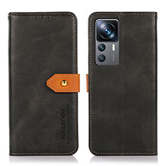 Coque Portefeuille Livre Cuir Etui Clapet N07P pour Xiaomi Redmi K50 Ultra 5G Noir