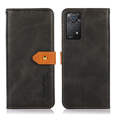 Coque Portefeuille Livre Cuir Etui Clapet N07P pour Xiaomi Redmi Note 12 Pro 4G Noir