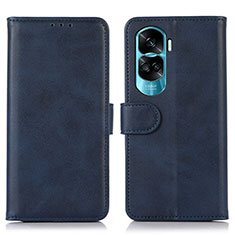 Coque Portefeuille Livre Cuir Etui Clapet N08P pour Huawei Honor 90 Lite 5G Bleu