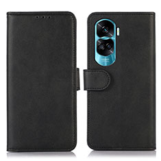 Coque Portefeuille Livre Cuir Etui Clapet N08P pour Huawei Honor 90 Lite 5G Noir