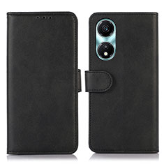 Coque Portefeuille Livre Cuir Etui Clapet N08P pour Huawei Honor X5 Plus Noir