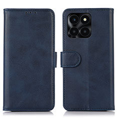 Coque Portefeuille Livre Cuir Etui Clapet N08P pour Huawei Honor X8b Bleu