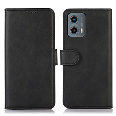 Coque Portefeuille Livre Cuir Etui Clapet N08P pour Motorola Moto G 5G (2023) Noir