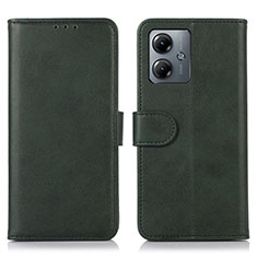 Coque Portefeuille Livre Cuir Etui Clapet N08P pour Motorola Moto G14 Vert