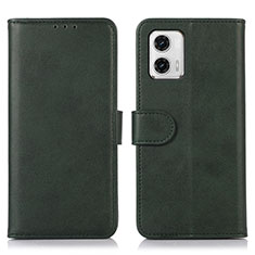 Coque Portefeuille Livre Cuir Etui Clapet N08P pour Motorola Moto G73 5G Vert