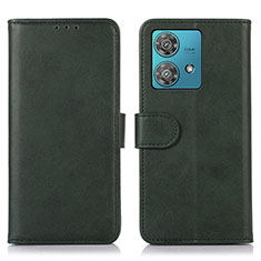 Coque Portefeuille Livre Cuir Etui Clapet N08P pour Motorola Moto G84 5G Vert