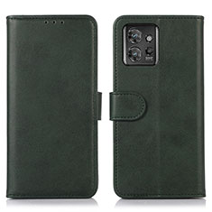 Coque Portefeuille Livre Cuir Etui Clapet N08P pour Motorola ThinkPhone 5G Vert