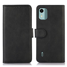 Coque Portefeuille Livre Cuir Etui Clapet N08P pour Nokia C12 Pro Noir