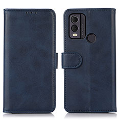 Coque Portefeuille Livre Cuir Etui Clapet N08P pour Nokia C22 Bleu