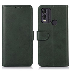 Coque Portefeuille Livre Cuir Etui Clapet N08P pour Nokia C22 Vert