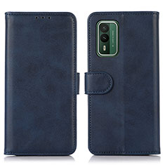 Coque Portefeuille Livre Cuir Etui Clapet N08P pour Nokia XR21 Bleu