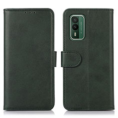 Coque Portefeuille Livre Cuir Etui Clapet N08P pour Nokia XR21 Vert