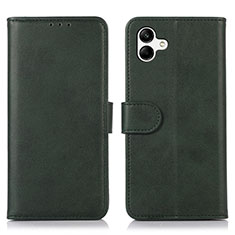 Coque Portefeuille Livre Cuir Etui Clapet N08P pour Samsung Galaxy A04E Vert