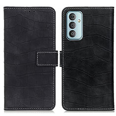 Coque Portefeuille Livre Cuir Etui Clapet N08P pour Samsung Galaxy F13 4G Noir