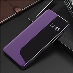 Coque Portefeuille Livre Cuir Etui Clapet N09 pour Huawei P40 Pro Violet