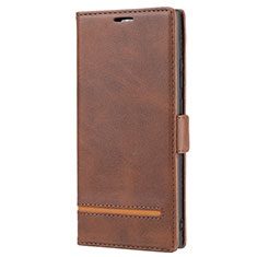 Coque Portefeuille Livre Cuir Etui Clapet N11 pour Samsung Galaxy Note 20 Ultra 5G Marron