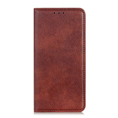 Coque Portefeuille Livre Cuir Etui Clapet pour Alcatel 1S (2019) Marron