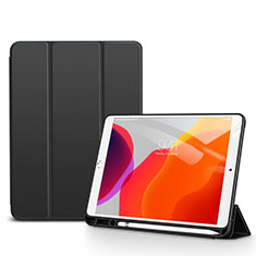 Coque Portefeuille Livre Cuir Etui Clapet pour Apple iPad 10.2 (2019) Noir