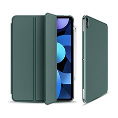 Coque Portefeuille Livre Cuir Etui Clapet pour Apple New iPad Air 10.9 (2020) Vert