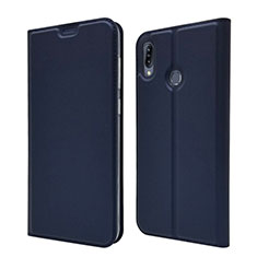 Coque Portefeuille Livre Cuir Etui Clapet pour Asus Zenfone Max M2 ZB633KL Bleu