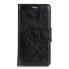 Coque Portefeuille Livre Cuir Etui Clapet pour BQ Vsmart joy 1 Noir